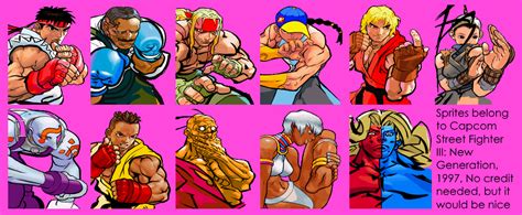 street fighter 3 new generation characters